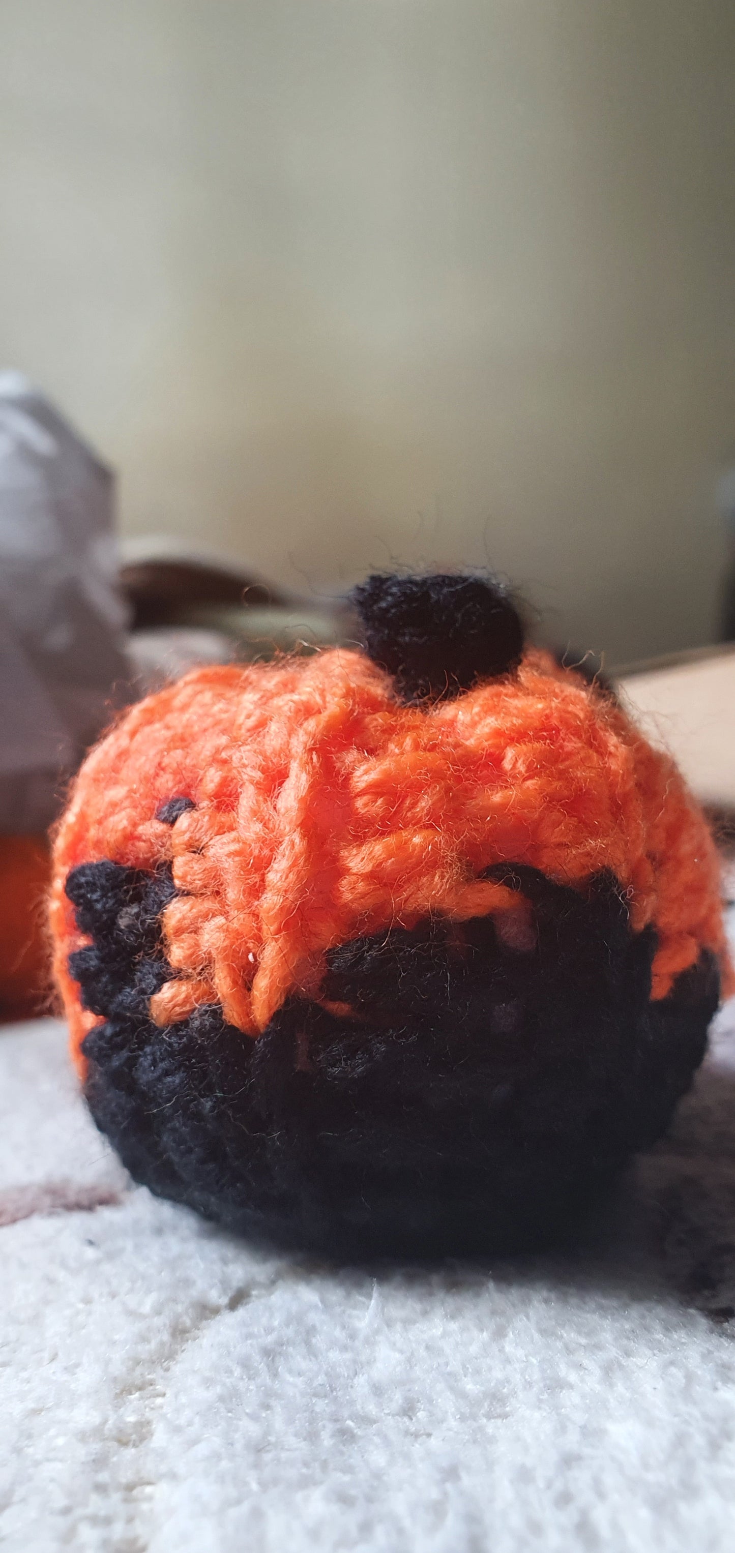Pumpkin Crochet Key chain