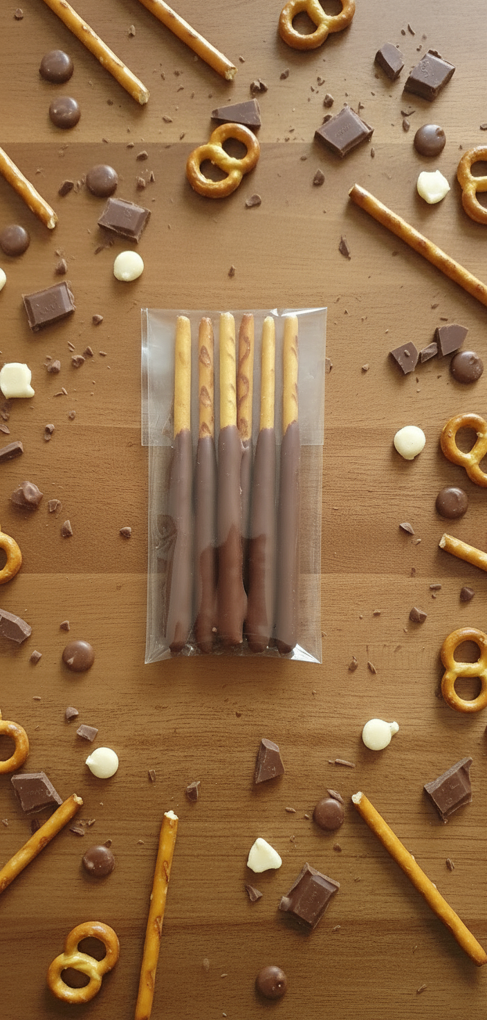 Dipped Pretzel Sticks