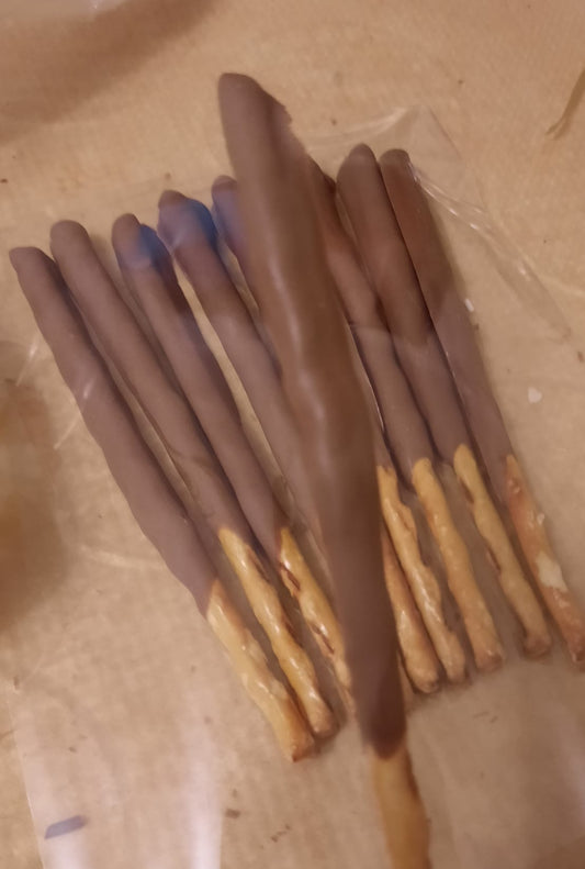 Chocolate Pretzel Sticks