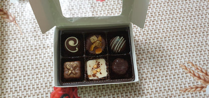 Box 6 Christmas Chocolate Truffles